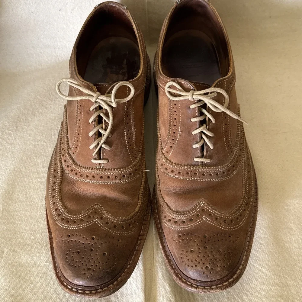 Allen Edmonds Numok Men's Size 13 Cap Toe Oxford Walnut Leather Shoes